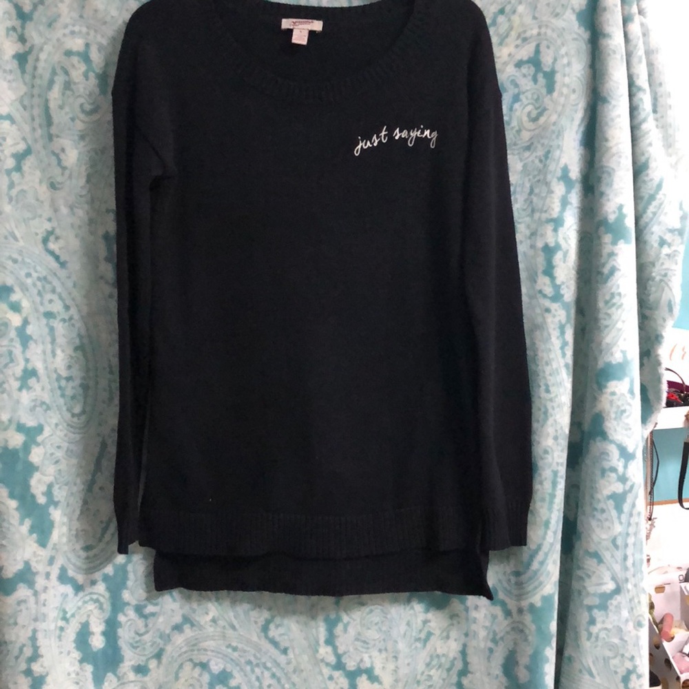 Black sweater